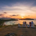 sunset di bukit love karimunjawa