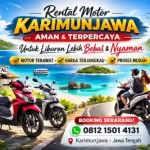 rental motor karimunjawa aman dan terpercaya