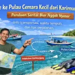 rute ke pulau cemara kecil dari karimunjawa