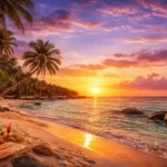 Spot Sunset Terbaik di Pantai Tanjung Gelam