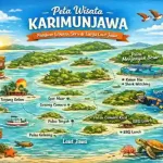 peta wisata karimunjawa