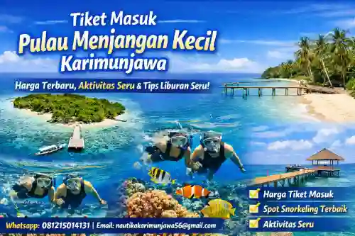 tiket masuk pulau menjangan kecil