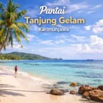Pantai Tanjung Gelam Karimunjawa di Kabupaten Jepara