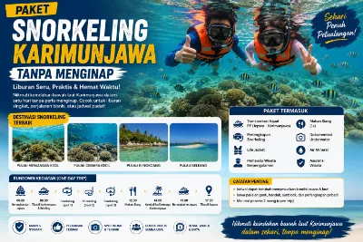 Paket Snorkeling Karimunjawa Tanpa Menginap