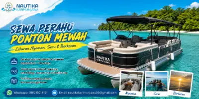 Sewa Perahu Ponton Mewah di Karimunjawa