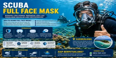 Scuba Diving Full Face Mask, Solusi Menyelam untuk Pemula